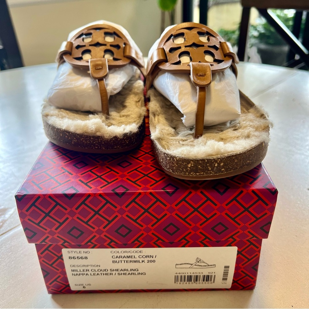 Tory Burch Miller Cloud Shearling - Picture 4 of 8